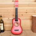 thumbnail image 2 of AMERTEER Guitare Musicale pour Enfants avec 6 Cordes Instruments de Musique Éducatifs pour Enfants (Rose), 2 of 4