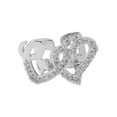 thumbnail image 5 of Unique Bargains 1 Pc Fake Grills Hip Hop Double Heart Teeth Grillz Silver Tone, 5 of 6