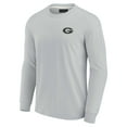 thumbnail image 2 of Unisex Fanatics Gray Georgia Bulldogs Elements Super Soft Long Sleeve T-Shirt, 2 of 3