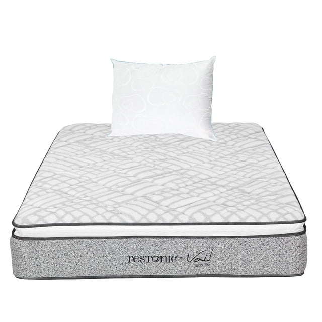 Colchón Individual + Almohada Osos Restonic Spring Air Vail