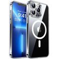 thumbnail image 1 of Funda Mate Transparente para iPhone 13 Pro Max, a Prueba de Golpes, 1 of 8