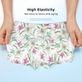 thumbnail image 3 of Yiaed Lilies Flowers Print Boys' Boxer Briefs Cotton Casual Stretch Comfort Boys Boxers - Kids Boxer Briefs Underwear for Boys (6-18)-X-Small, 3 of 5