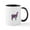 White/Black Inside, variant on CafePress - Alpaca Mugs - 11 oz Ceramic Mug - Novelty Coffee Tea Cup