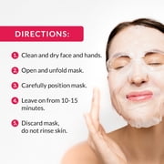 Hada Labo Tokyo Anti-Aging Facial Sheet Mask, Spa Face Mask Firms & Hydrates, 4 ct