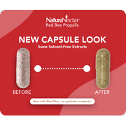 NaturaNectar Red Bee Propolis Supplement, Unique Polyphenols From Our Own Bee Farms in Brazil, 60 Vegetable Capsules