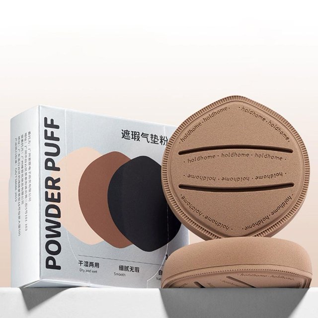 Wet and Dry Cushion Powder Puff Soft Makeup Sponge Boxed,.
