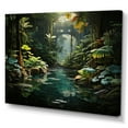 thumbnail image 2 of Designart "Adventurous Journey through Caraibe s Jungle" Landscapes Wall Decor, 2 of 5
