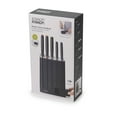 thumbnail image 2 of Joseph Joseph Elevate Knives Slimblock 5-Piece Knife Set with Ceramic Sharpener - Black, 2 of 5