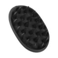 thumbnail image 1 of Masajeador de cuero cabelludo Unique Bargains, cepillo de silicona para cuero cabelludo, masajeador de cabello para la ducha, limpieza profunda, negro, 1 of 7