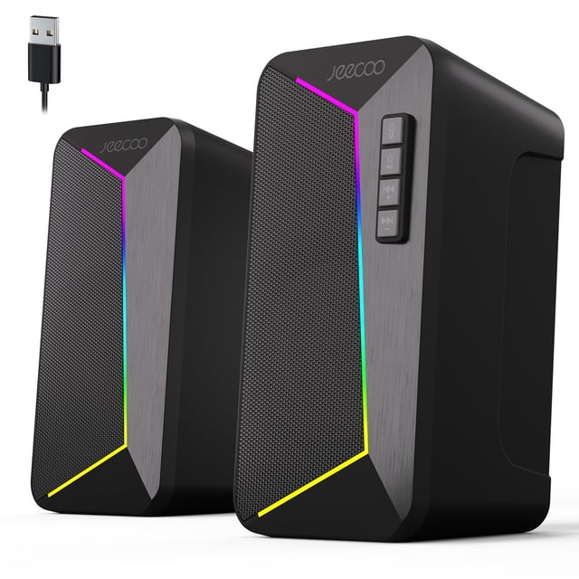 Altavoces Bluetooth Jeecoo M30 para computadora de escritorio de 10 W