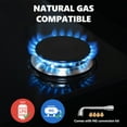 thumbnail image 4 of GRACEALL 4 Burner Gas Stove Cooktop 24in, Glass Top Built-in Gas Burner Hob, NG/LPG Compatible, 4 of 7