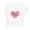 Dark blue, variant on YLHFASHION Valentines Day Shirts For Women 2025 Casual Crew Neck Short Sleeve T Shirts Fashion Heart Graphic Print Tee Tops Clearance Items Women's Short sleeve T-shirt