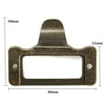thumbnail image 2 of Lefu 10PCS Antique Brass Cabinet Drawer Label Tag File Name Card Holder Frame Pull, 2 of 9