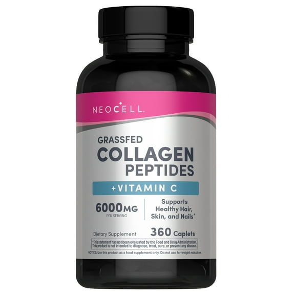 Grassfed Collagen Peptides Plus Vitamin C | 360 Tablets | by NeoCell