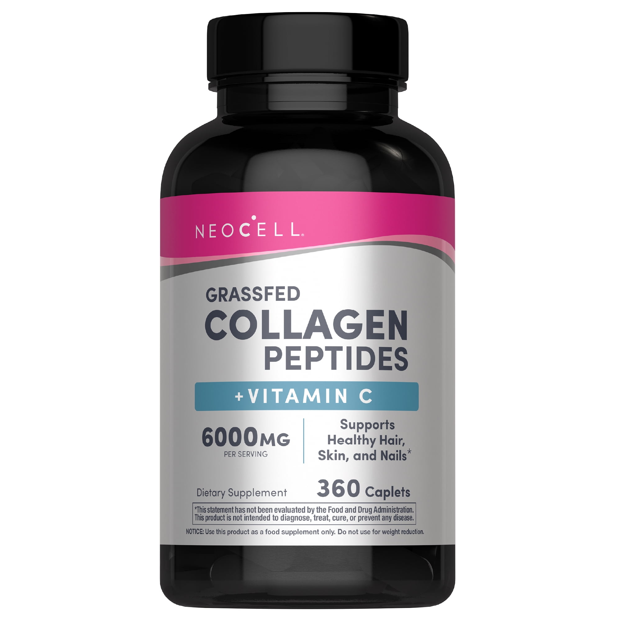 Grass Fed Collagen Peptide Tablets plus Vitamin C | 360 Pills | by NeoCell