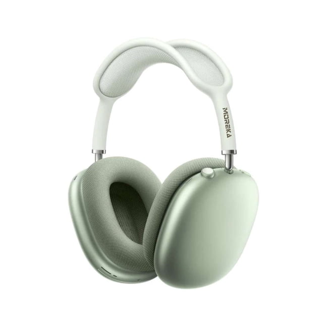 Audífonos Bluetooth V5.4 Moreka BL02O 200mAh 40mm Cancelación de Ruido Verde