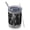 Black Dancing Skeleton, variant on 12oz Tumblers Black Colorful Skull Pattern Vacuum Insulated Stainless Steel Travel Tumbler Cups Mug with Lid and Straw for Beer,Coffee,Beverages with Cleaning Brush for Cold & Hot Drinks