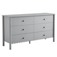 thumbnail image 4 of Modway Commode à 6 Tiroirs à Bords Festonnés Emmeline, 4 of 10