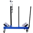 thumbnail image 3 of 2640 LBS Capacity Heavy Duty Dual Wheel Dolly - Hydraulic Tire Changer & Mover for Truck, Tractor & SUV Tires with 8 Locking Positions, Portable & Easy Maneuver (Blue), 3 of 9