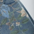 thumbnail image 5 of HOWPAY Straight Leg Jeans for Women Vintage Floral Printed High Waisted Stretchy Denim Pants with Pockets Loose Fit Boyfriend Baggy Jeans Blue XXXL, 5 of 9