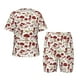 thumbnail image 1 of Balery Mushroom Conjunto de Pijama Infantil de Manga Corta con Estampado – Ropa de Dormir de Algodón Suave-Large, 1 of 6
