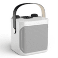 thumbnail image 3 of High Power Karaoke Bluetooth Speaker Portable 360 Stereo Surround Wireless Subwoofer with Dual Microphone White, 3 of 5