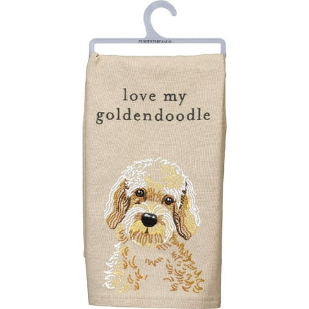 

Love My Goldendoodle Dish Towel 20 x 26 Beige