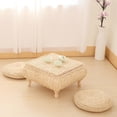 thumbnail image 2 of 2x Tobogán Tejido en Paja Hecho a Mano. Alfombrilla de Cojín de Asiento de 30 Cm Zulema Cojín del asiento, 2 of 8