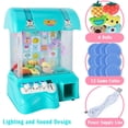 thumbnail image 3 of KLKCMS Machine Operated Crane Grabber Toy Playset with Light and Sound Home Children Green, 3 of 9