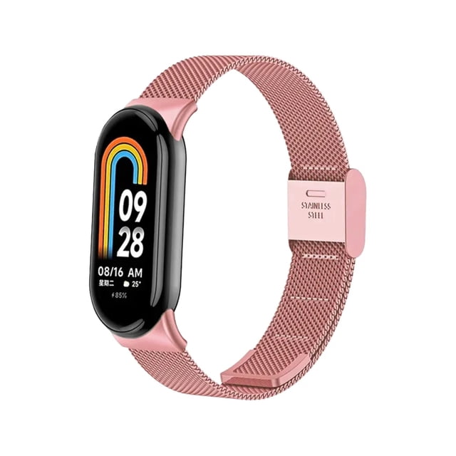 Correa Acero Para Xiaomi Mi Band 8/9/10 + Hebilla + Mica
