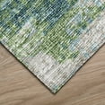 thumbnail image 3 of Addison Rugs Indoor/ Outdoor Accord Modern Waves Washable Rug New 10' x 14' - Green Teal Denim, 3 of 5