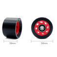 thumbnail image 2 of Lot de 32 95A 58mmx39mm, Roues de Patins à Roulettes d'Intérieur, Roues en PU Résistantes à l'Usure Accessoires pour Patins Doubles, 2 of 7