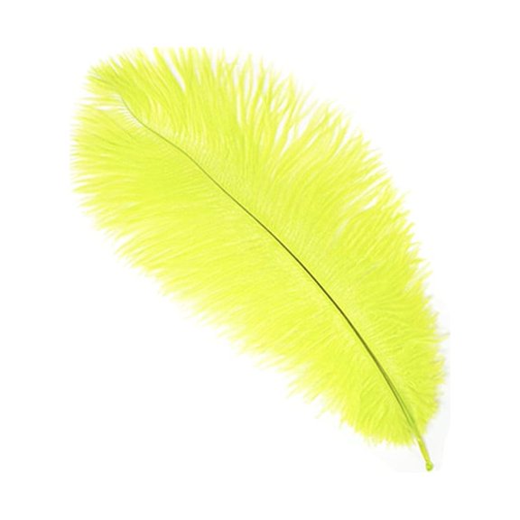 Zucker Feather Products Ostrich Feathers - Drabs Selected - 13 - 16" - Lime