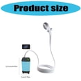 thumbnail image 5 of Portable Camp Shower Outdoor USB Rechargeable Electric Shower Pump for Camping Hiking Car Washing Gardening Pet Cleaning, 5 of 9