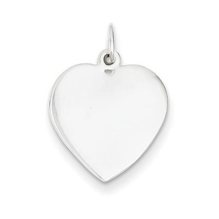 Small Star Face Charm - Sterling Silver Small Heart Charm