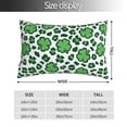 thumbnail image 2 of Balery Leopard print St. Patrick's Day Funda de Cojín Estampada, Regalos para Mujeres, Regalos de Amor para Ella, Regalos para Novia o Esposa, Funda de Almohada-16"x24", 2 of 6