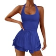 thumbnail image 2 of Daiosportswear Womens Summer Sleeveless Workout Rompers Athletic Jumpsuit Double Lined Shorts One Piece Gym Yoga,Shorts for Women, 2 of 6