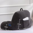 thumbnail image 3 of ANHXN Reading Pillow Bed Wedge Backrest with Arm Back Support, Can Sit on Bed/Sofa, Used for Recliner, Waffle Three Dimensional Design, 3 of 7