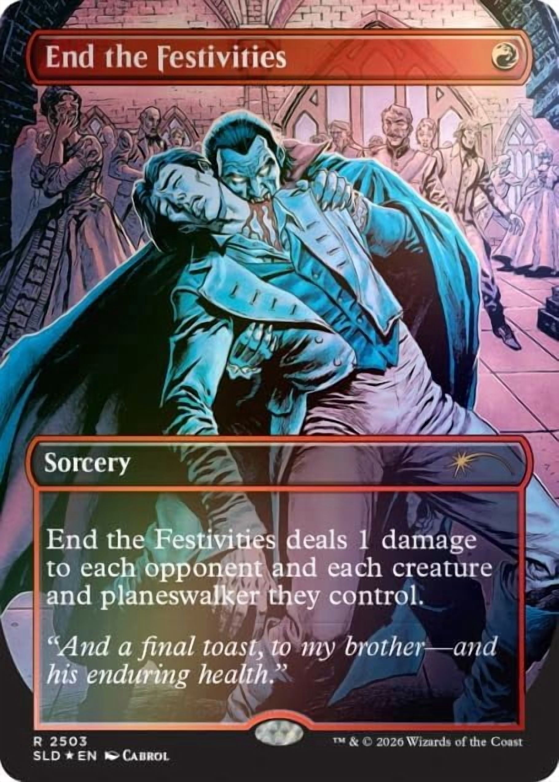 Magic: The Gathering Secret Lair x Dungeons & Dragons: Strahd's Descent Foil Edition