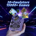 thumbnail image 2 of R40s Pro Handheld Gaming Device, 3.5-inch Ips Hd Display, Transparent Purple Casing, 256gb Storage Capacity, 30, 000 Built-in Games, Supports 20 Classic Emulators, Retro System, 2 of 6