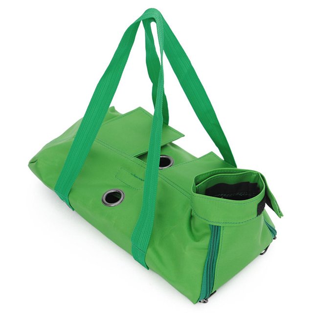 CAROOTU Multi-Function Dog/Cat Grooming Restraint Bags for Bathing Washing Trimming Nail Green/Blue
