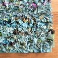 thumbnail image 4 of SAFAVIEH Rio Cassandra Confetti Polyester Shag Runner Rug, Light Blue/Multi, 2'3" x 6', 4 of 8