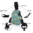 thumbnail image 5 of HELLHERO Midnight Galaxy Cat Double Zipper Travel Crossbody Purse Double Deck for Daily Commute or Casual Outings, 5 of 7