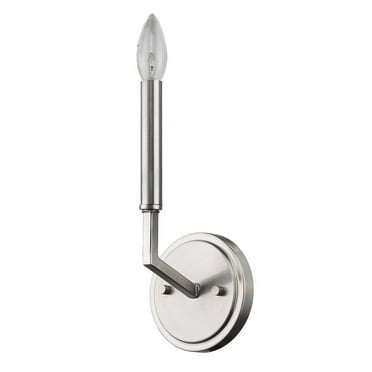 HomeRoots Minimalist Silver Wall Sconce