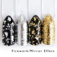 thumbnail image 4 of Gold & Silver Foil Flakes, Cb02 Silver - 3D Gold & Silver Nail Foil Glitters, Sequins Dust for Acrylic Nail Decoration, Nail Powder Easter Mother'S Day Nail, 4 of 9