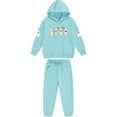 thumbnail image 3 of Favoffer Winter Kid Outfits Girl Boy Long Sleeve Hoodie & Pants Set Top and Long Sweatpants Sweatsuit Toddler Warm Daily Travel Home Play 2-13Y, 3 of 5