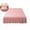 Pink, variant on Bed Skirt 78.7"x59" – Washed Cotton Polyester Ruffled Fitted Bed Skirt with Non-Slip Elastic, Dust-Proof Mattress Protector(Pink)