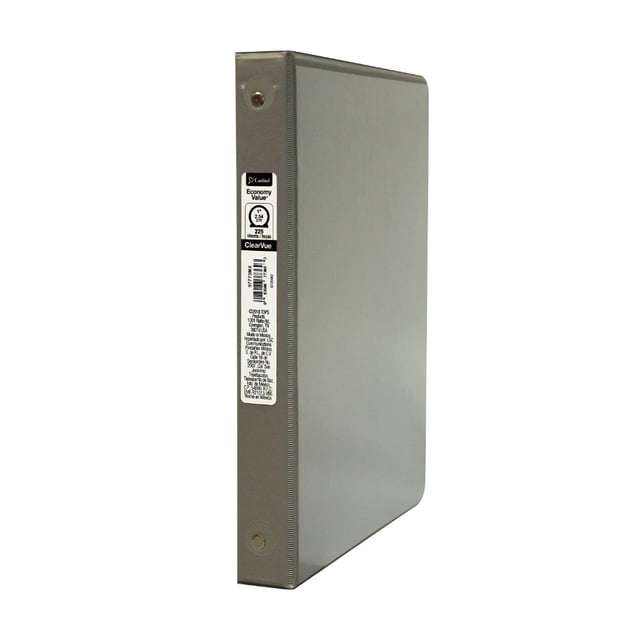 Carpeta de Argollas Cardinal Clearvue Gris 1' Economy Value