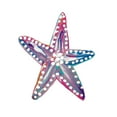 thumbnail image 2 of Ritter, Gina 12x12 White Modern Wood Framed Museum Art Print Titled - Dotted Starfish I, 2 of 4