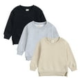 thumbnail image 6 of Gerichy Toddler Baby Clothes Crew Neck Spring Long Sleeve Unisex Girls Boys Solid Color Sweatshirts Kids Clothing, 6 of 6